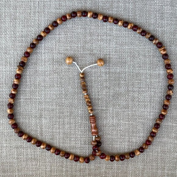 Handmade Tasbeeh Real Wood Beads Prayer Beads Religious Beads Islamic Tasbeh - Picture 5 of 9